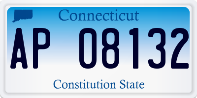 CT license plate AP08132