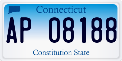 CT license plate AP08188