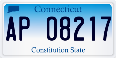 CT license plate AP08217