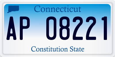 CT license plate AP08221