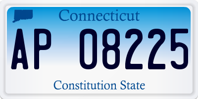 CT license plate AP08225
