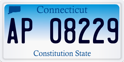 CT license plate AP08229