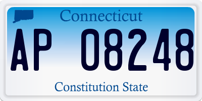 CT license plate AP08248