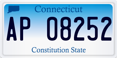 CT license plate AP08252