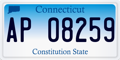 CT license plate AP08259