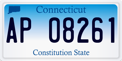 CT license plate AP08261