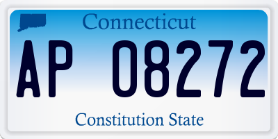 CT license plate AP08272