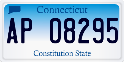 CT license plate AP08295