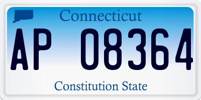 CT license plate AP08364