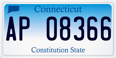 CT license plate AP08366