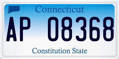 CT license plate AP08368