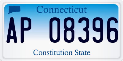 CT license plate AP08396