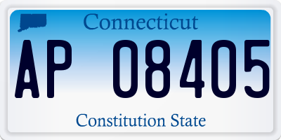CT license plate AP08405