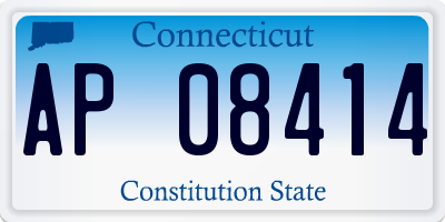 CT license plate AP08414