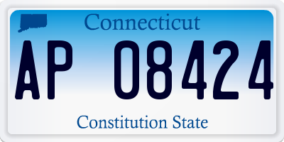 CT license plate AP08424