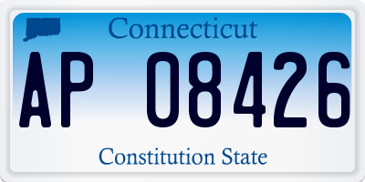 CT license plate AP08426