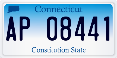 CT license plate AP08441