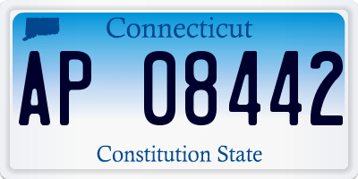 CT license plate AP08442