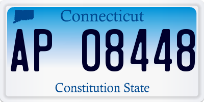 CT license plate AP08448