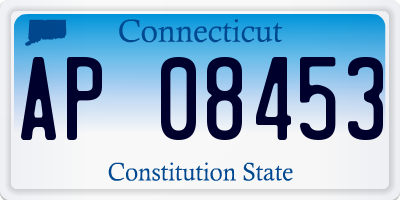 CT license plate AP08453