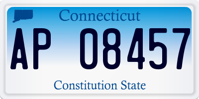 CT license plate AP08457