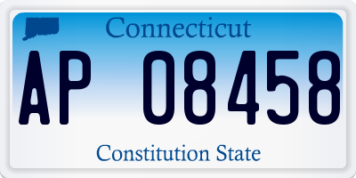 CT license plate AP08458