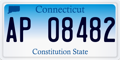 CT license plate AP08482