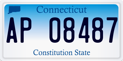 CT license plate AP08487