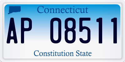 CT license plate AP08511