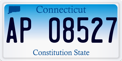 CT license plate AP08527