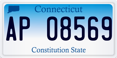 CT license plate AP08569