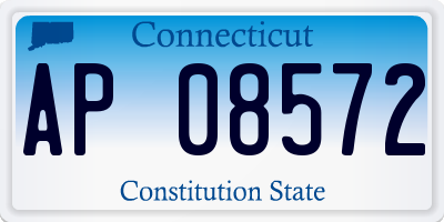 CT license plate AP08572
