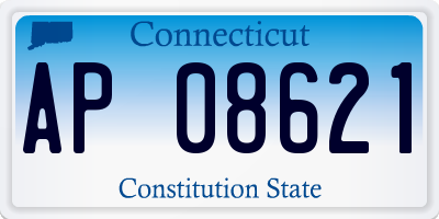 CT license plate AP08621