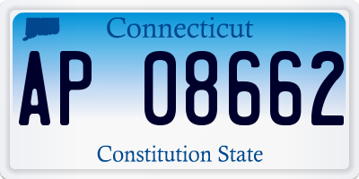 CT license plate AP08662
