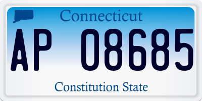 CT license plate AP08685