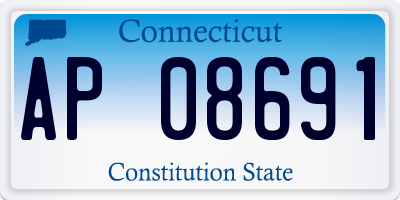 CT license plate AP08691
