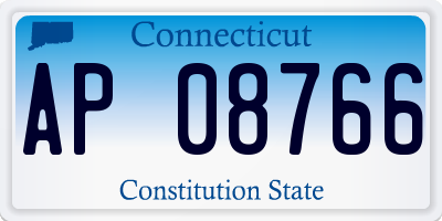 CT license plate AP08766