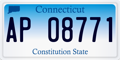 CT license plate AP08771