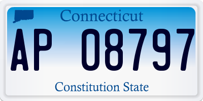 CT license plate AP08797