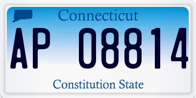 CT license plate AP08814