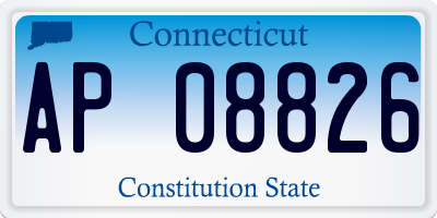 CT license plate AP08826