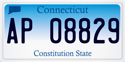 CT license plate AP08829