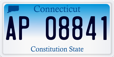 CT license plate AP08841