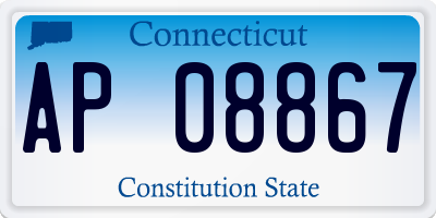 CT license plate AP08867