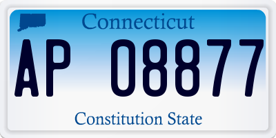 CT license plate AP08877