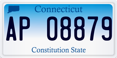 CT license plate AP08879