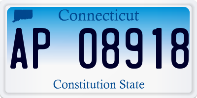CT license plate AP08918