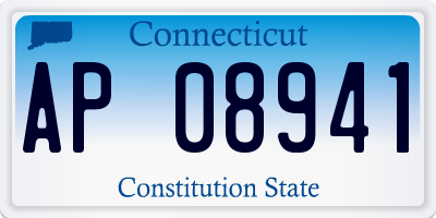 CT license plate AP08941