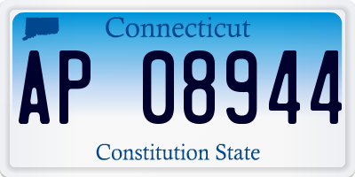 CT license plate AP08944
