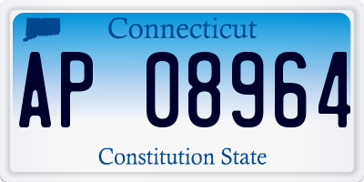 CT license plate AP08964